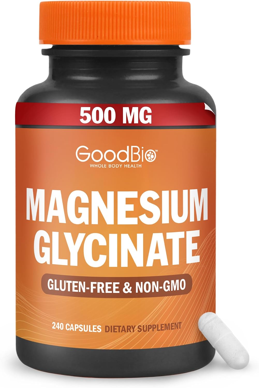 Magnesium Glycinate 500mg – 240 Capsules
