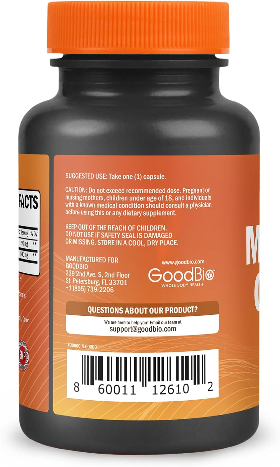 Magnesium Glycinate 500mg – 240 Capsules