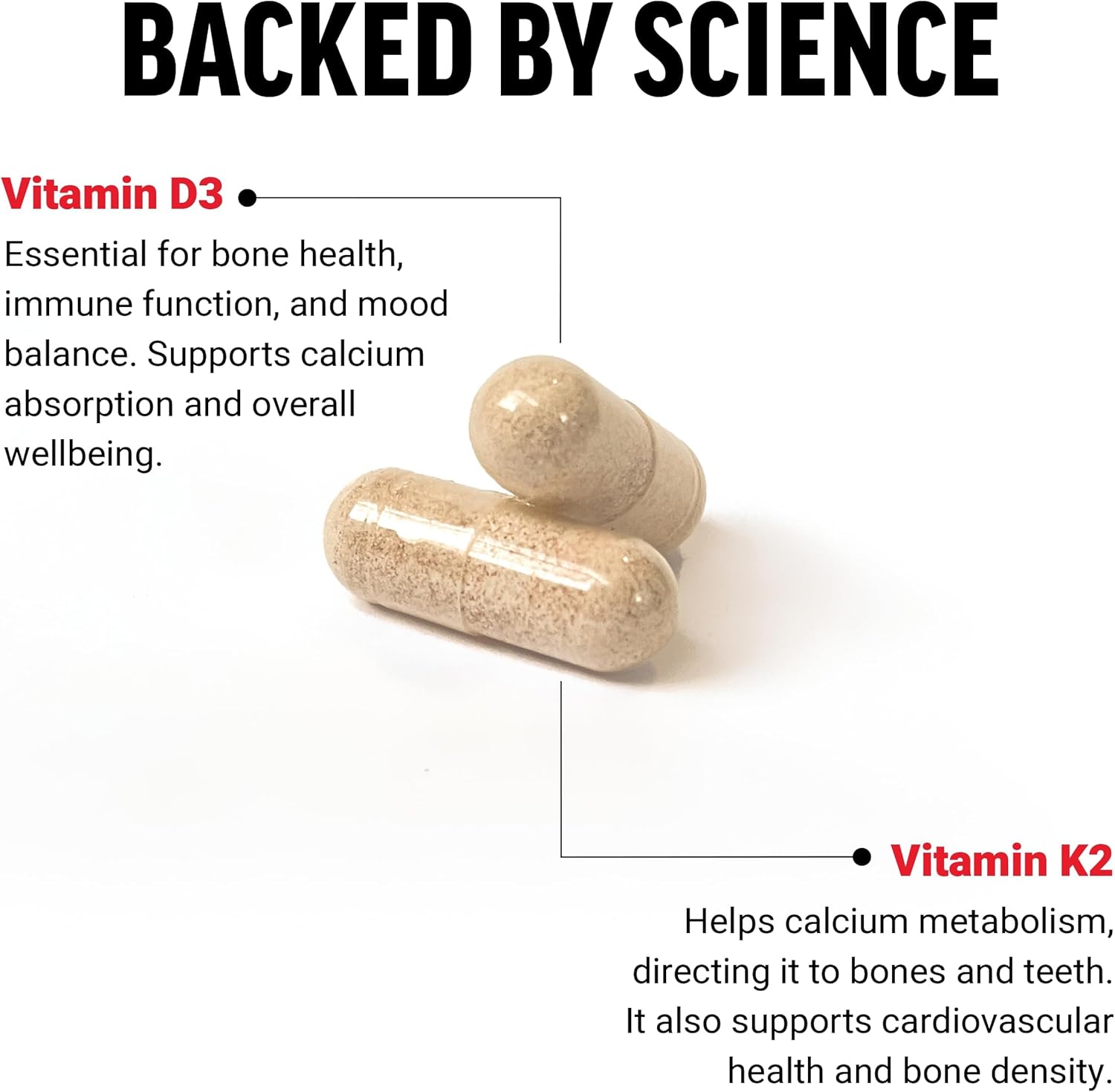 Force Factor Vitamin D3 K2 – Immune, Heart & Bone Support