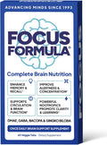 Focus Formula Nootropic Brain Supplement – 60 Veggie Tablets