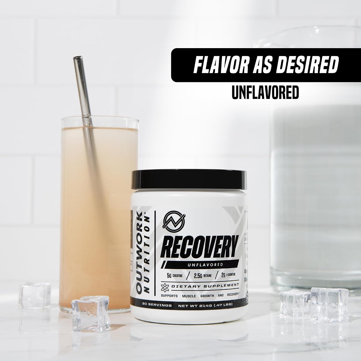Outwork Nutrition Post Workout Recovery Powder – Unflavored