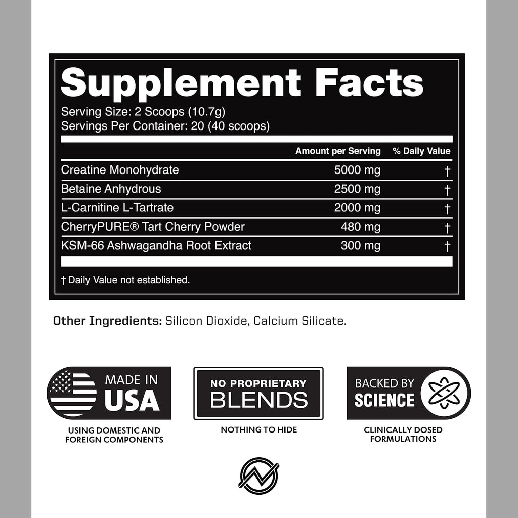 Outwork Nutrition Post Workout Recovery Powder – Unflavored