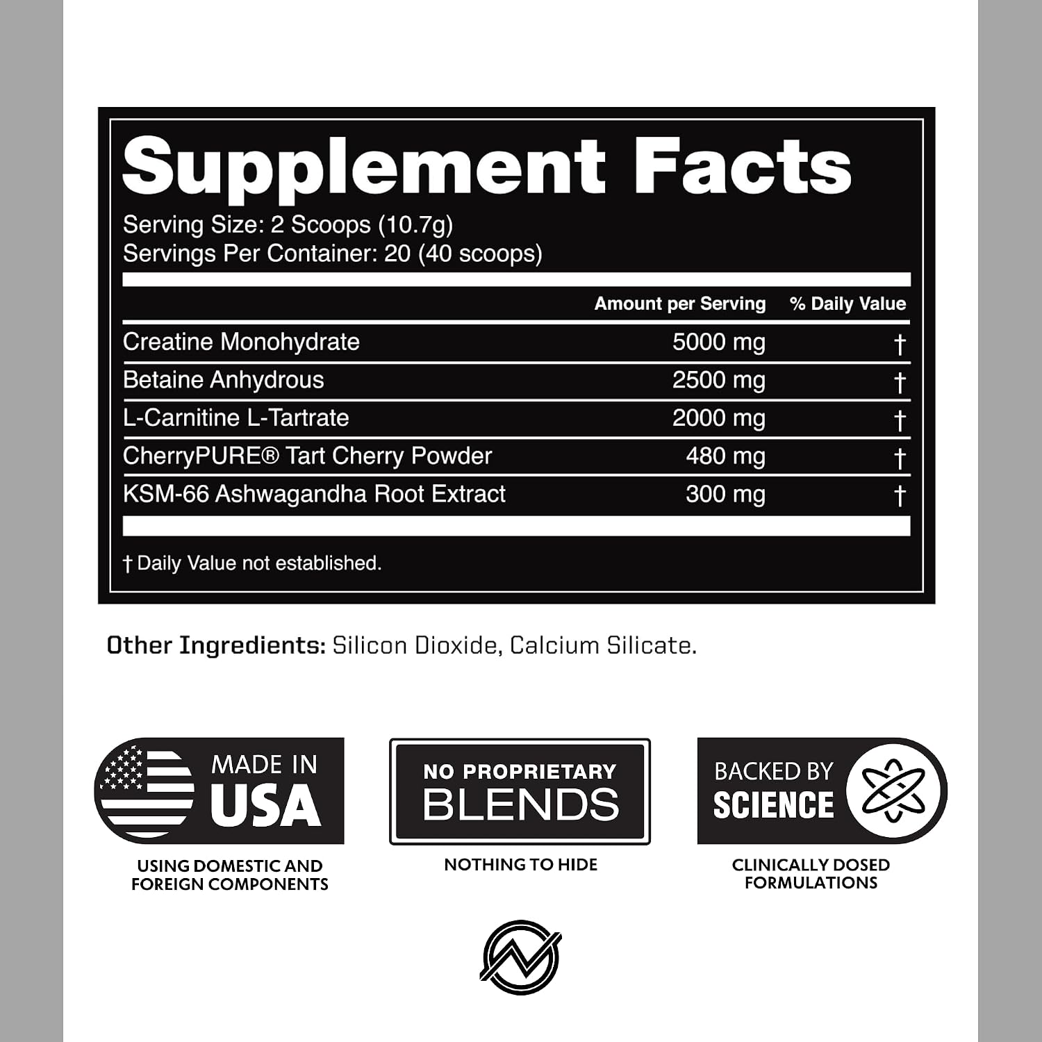 Outwork Nutrition Post Workout Recovery Powder – Unflavored